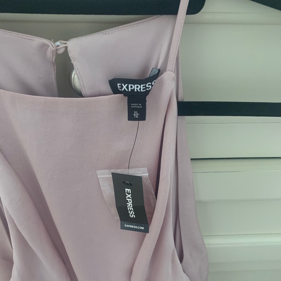 COPY - Express light pink asymmetrical dress - Picture 4 of 4